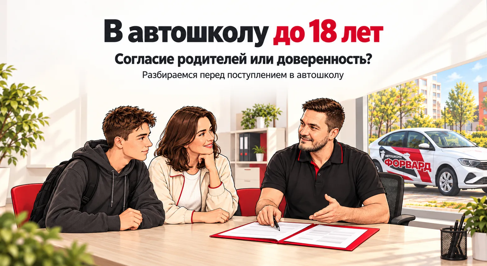 Чем отличаются согласие родителей и доверенность для автошколы
